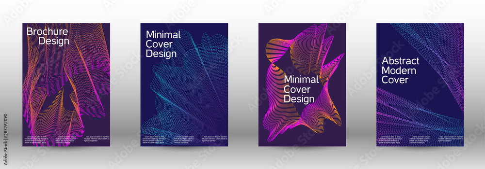 Cover design template set 