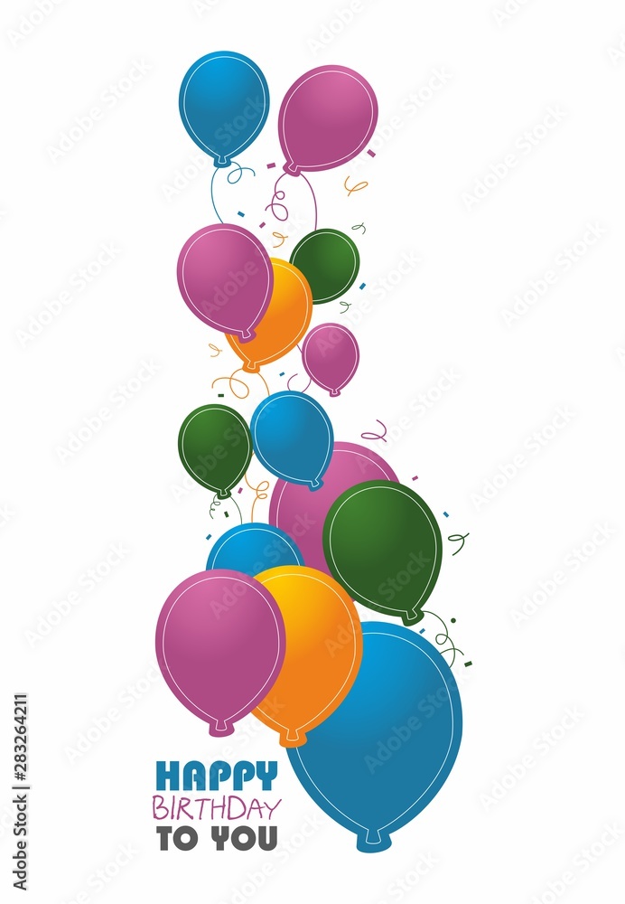 Balony - Happy Birthday