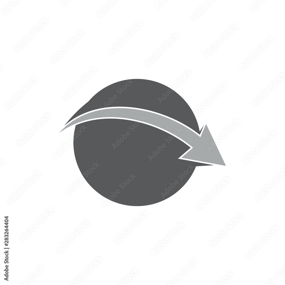 simple geometric round planet global symbol vector simple geometric round planet global symbol vector