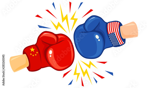 USA vs China, trade war.