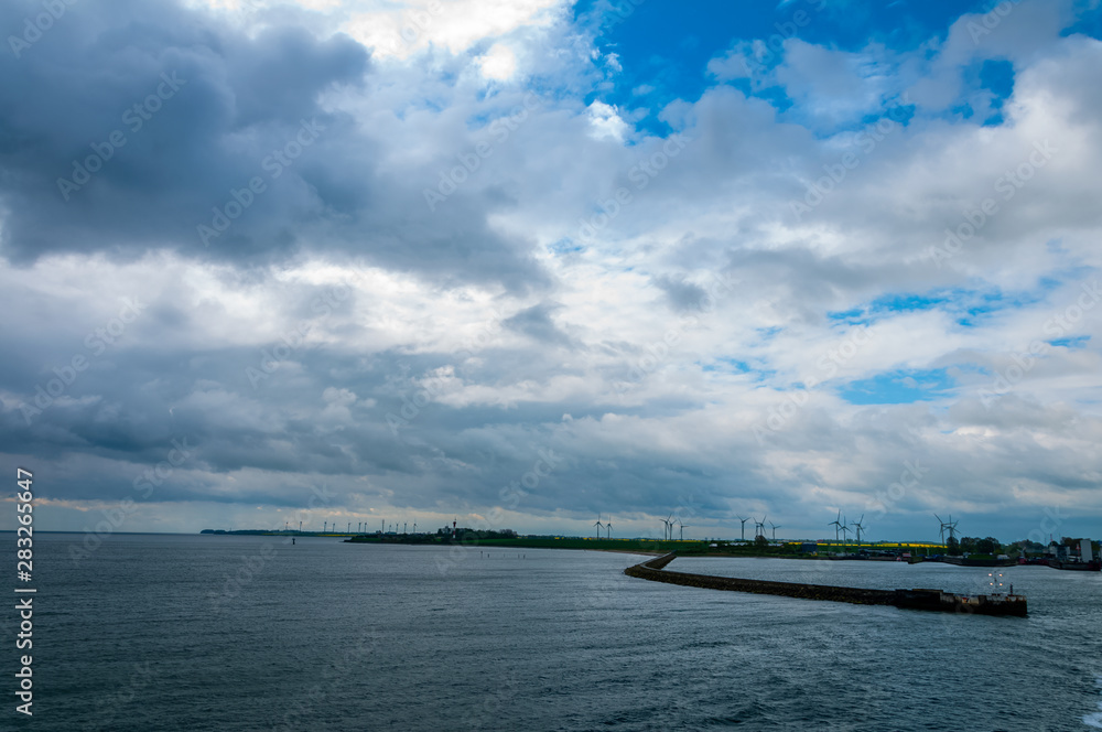Beautiful landscape of the Baltic sea and the coastline Beautiful landscape of the Baltic sea and the coastline