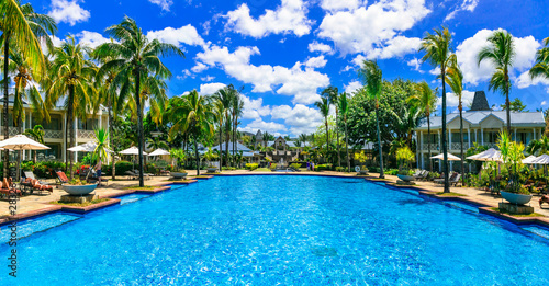Luxury tropical vacation. Mauritius island © Freesurf