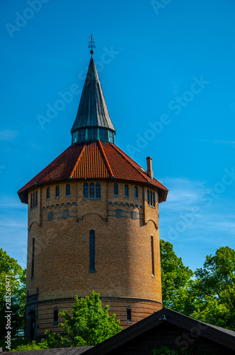 Pildammstornet tower on the water in the city of Malmo photo