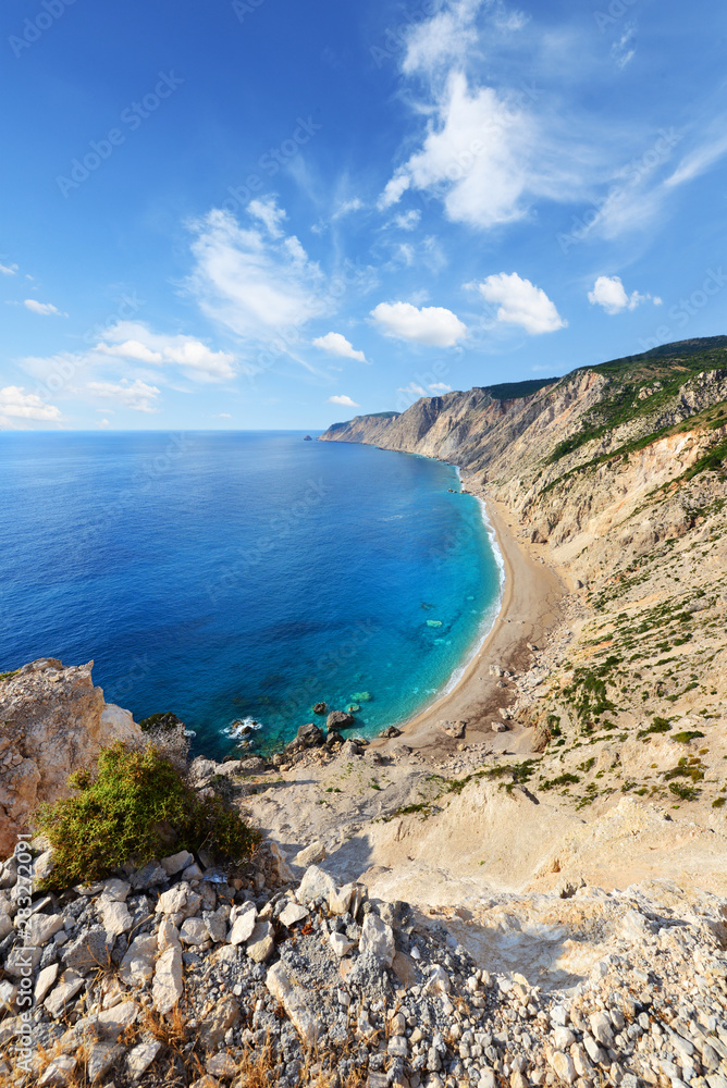 Platia Amos beach, Kefalonia, Greece, Platia Amos beach, Kefalonia, Greece,