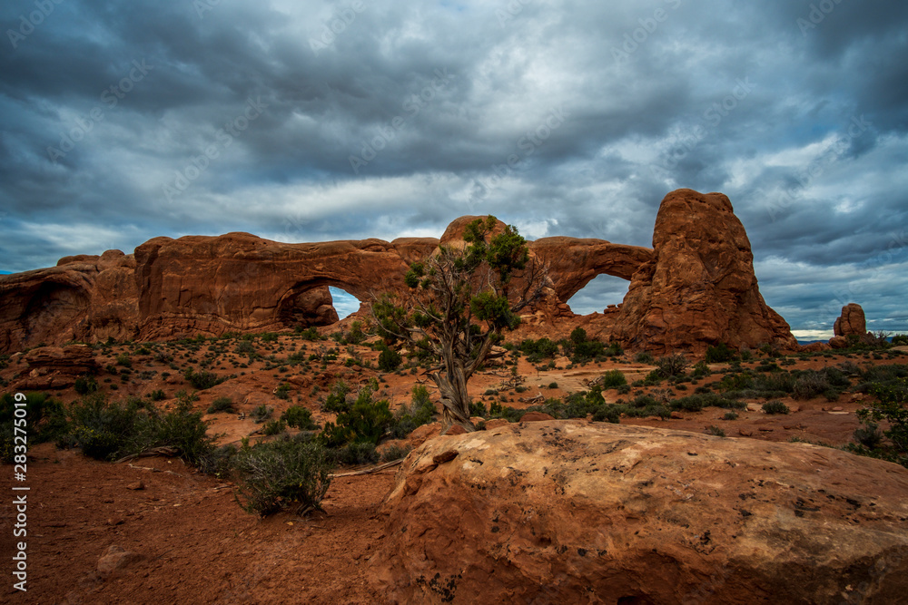 Beautiful arch in Arches National Park, Utah, USA