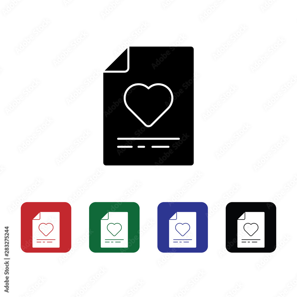Document heart, file vector icon. Premium quality graphic design icon. One of the collection icons for websites, web design, mobile app Document heart, file vector icon. Premium quality graphic design icon. One of the collection icons for websites, web design, mobile app
