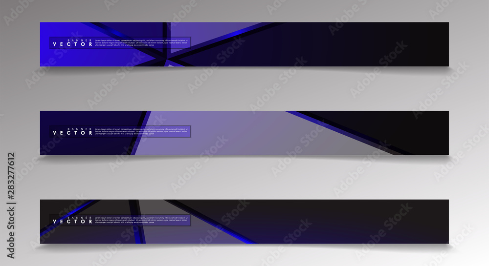 Fototapeta premium Vector banners with light blue backgrounds suitable for advertising and so on. technology design. eps 10