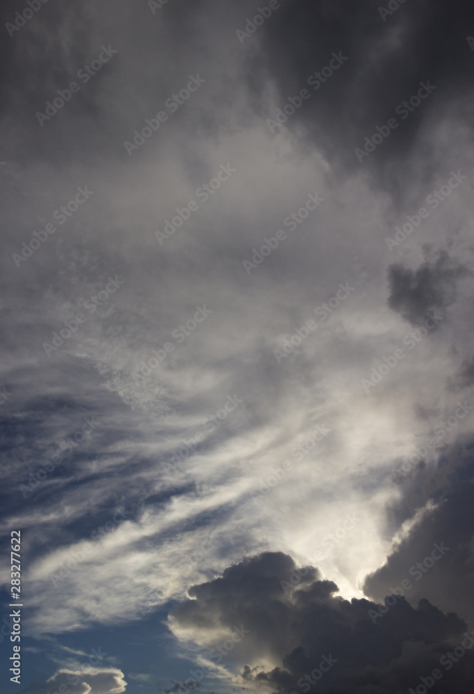 Obraz premium dramatic sky with clouds