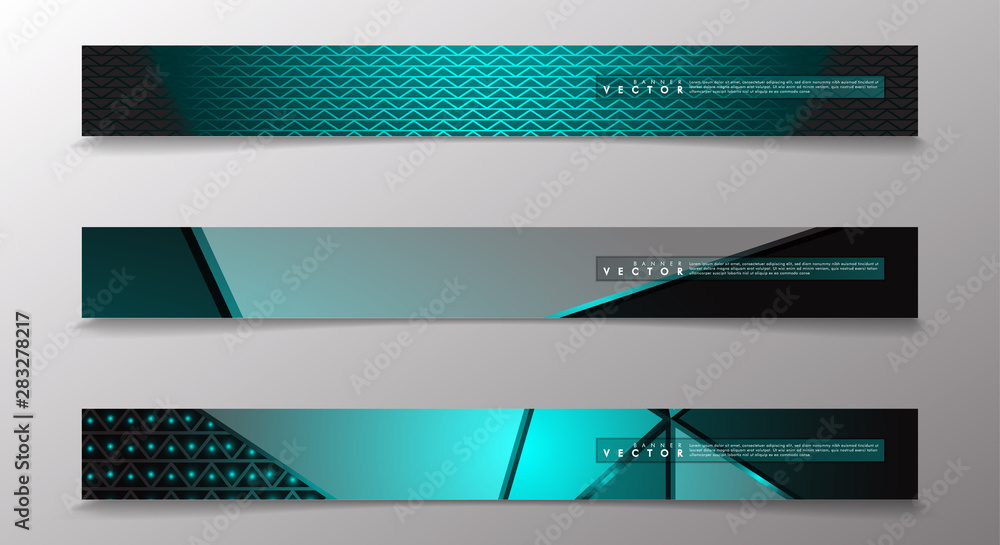 Vector banners with light blue backgrounds suitable for advertising and so on. technology design. eps 10 Vector banners with light blue backgrounds suitable for advertising and so on. technology design. eps 10