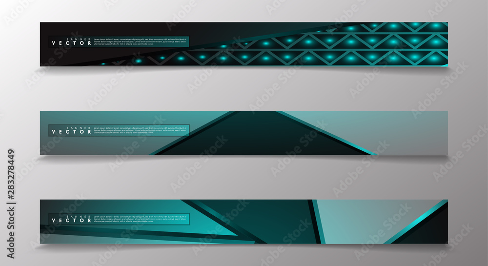 Vector banners with light blue backgrounds suitable for advertising and so on. technology design. eps 10 Vector banners with light blue backgrounds suitable for advertising and so on. technology design. eps 10