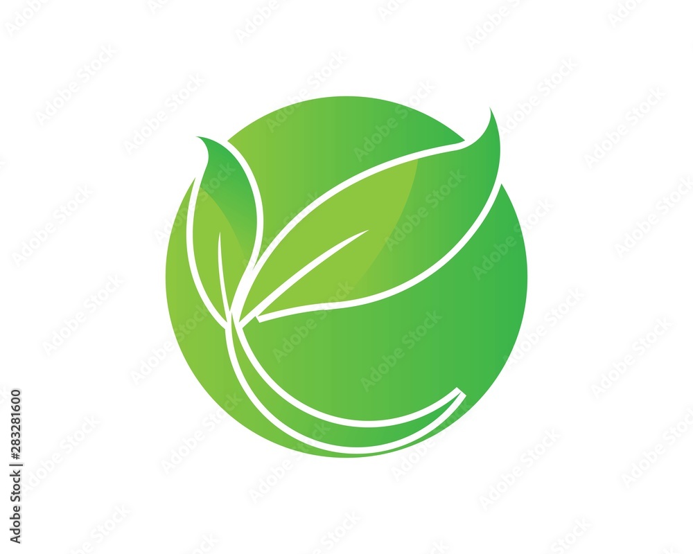 Logos of green leaf ecology nature element vector icon Logos of green leaf ecology nature element vector icon