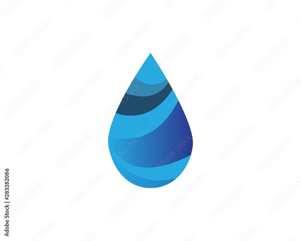 water drop Logo Template vector illustration design water drop Logo Template vector illustration design