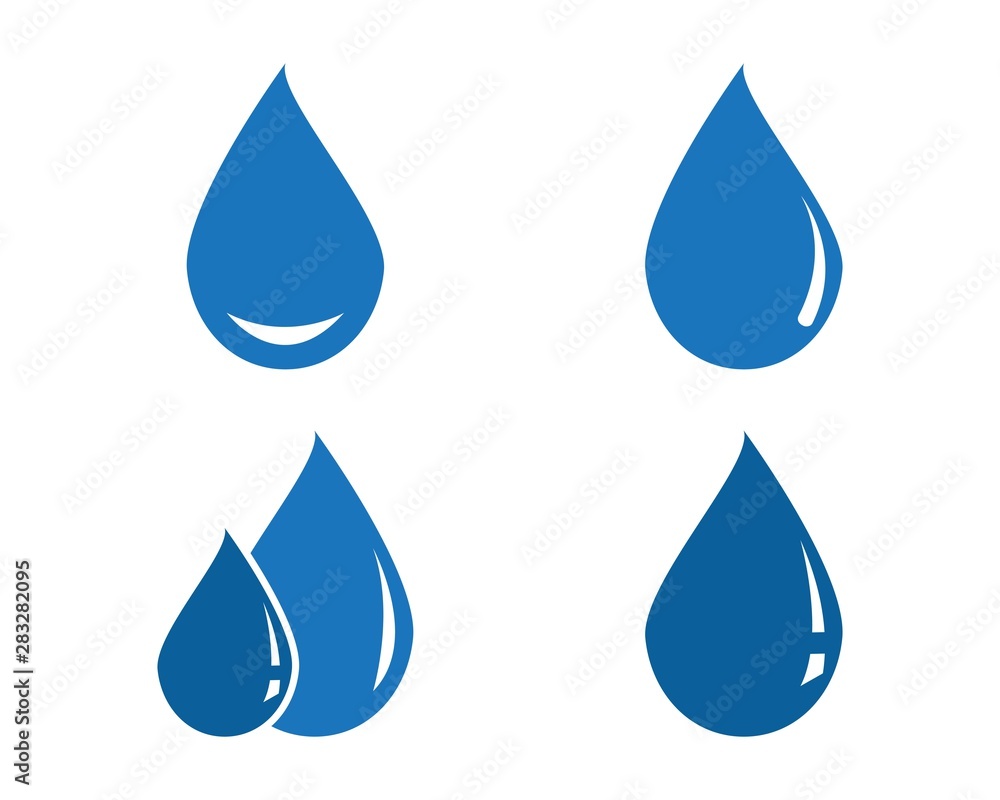 water drop Logo Template vector illustration design water drop Logo Template vector illustration design