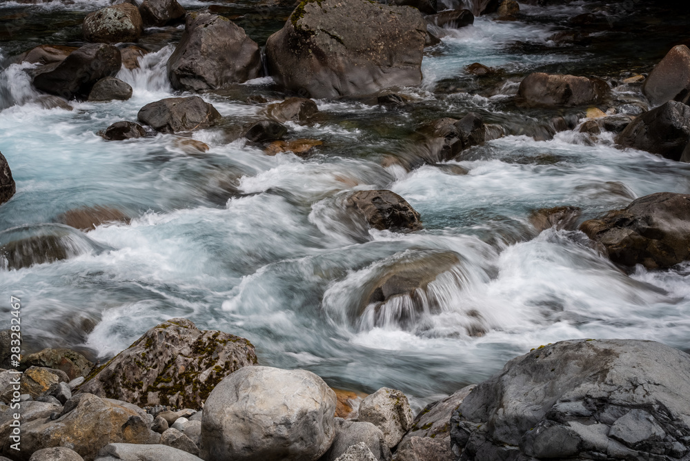Rushing river water Rushing river water