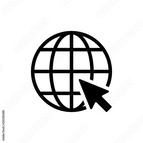 icon, internet, online, web, website, go, url, vector, symbol, sign, world, wide, globe, click, www