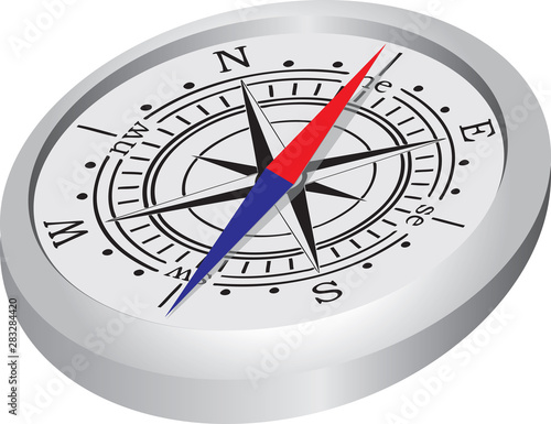 Magnetic needle of compass