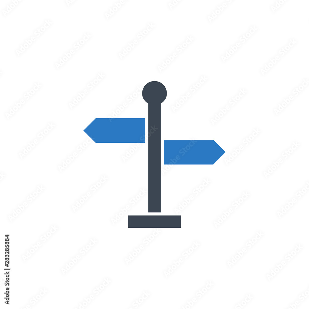Signpost related vector glyph icon. Isolated on white background. Vector illustration. Signpost related vector glyph icon. Isolated on white background. Vector illustration.
