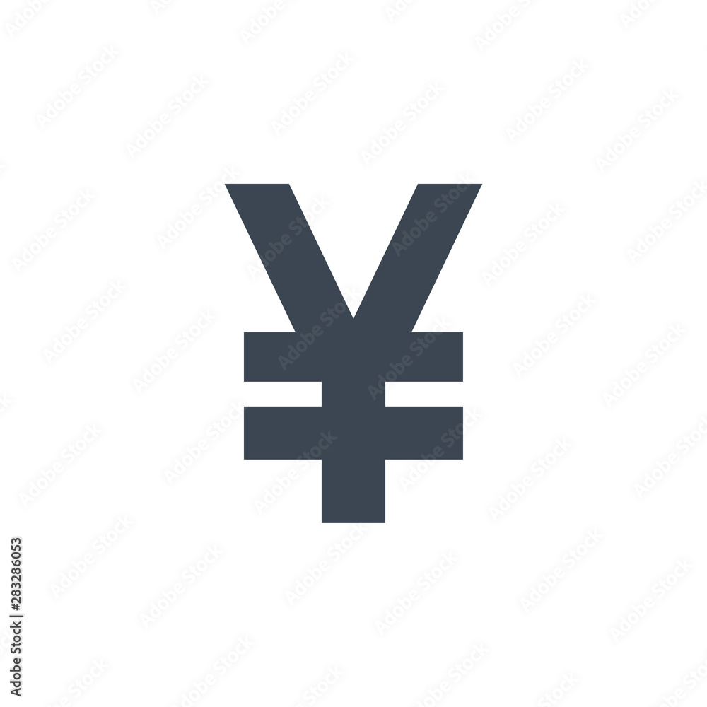 Yen related vector glyph icon. Isolated on white background. Vector illustration. Yen related vector glyph icon. Isolated on white background. Vector illustration.