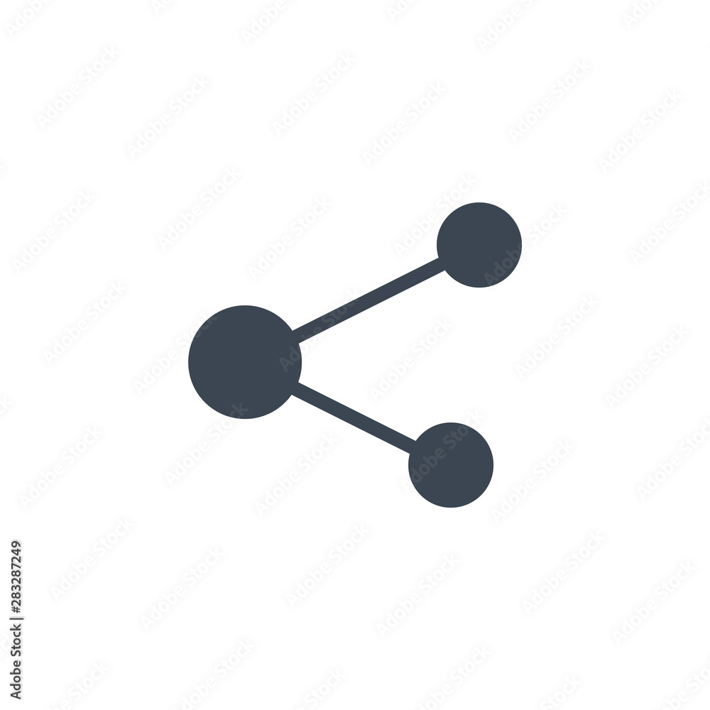 Share related vector glyph icon. Isolated on white background. Vector illustration. Share related vector glyph icon. Isolated on white background. Vector illustration.