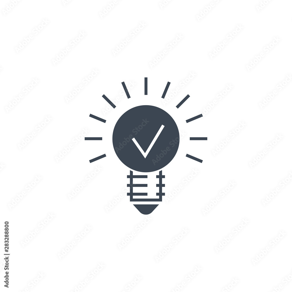 Bulb related vector glyph icon. Isolated on white background. Vector illustration. Bulb related vector glyph icon. Isolated on white background. Vector illustration.