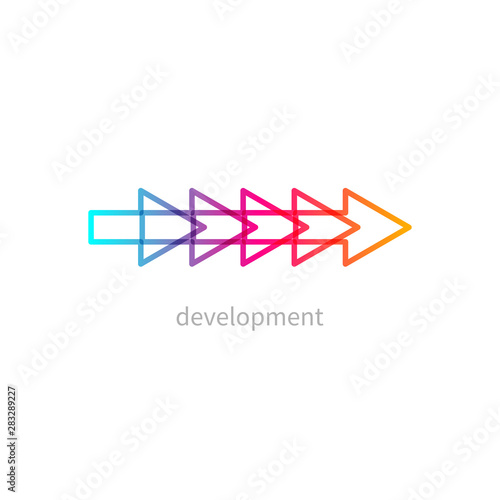 gradient development icon