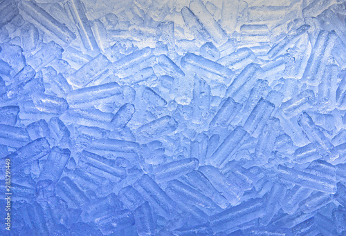 abstract ice in bucket