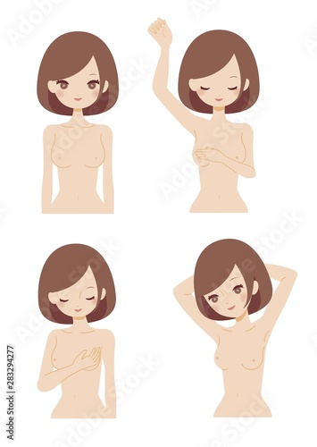 女性　乳がん　チェック