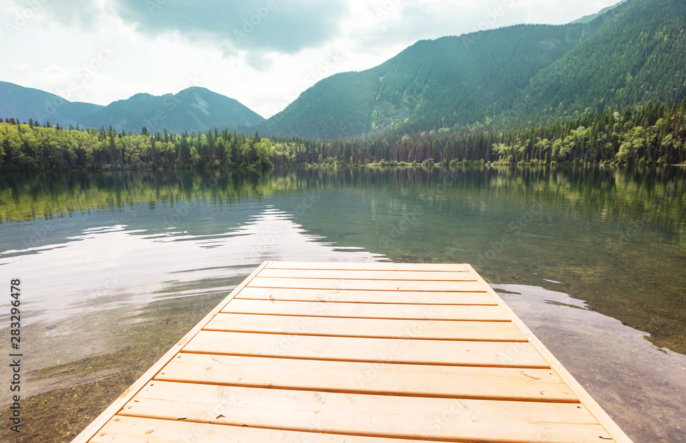 Fototapeta premium Pier on the lake