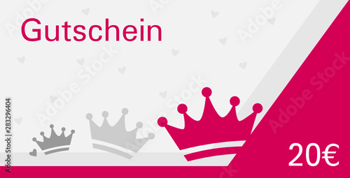 Gutschein für Prinzessinnen