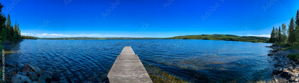 Fototapeta premium Lake panorama
