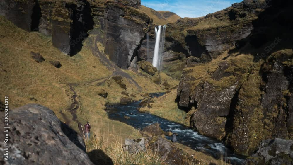 Icelandic waterfalls time-lapse Icelandic waterfalls time-lapse