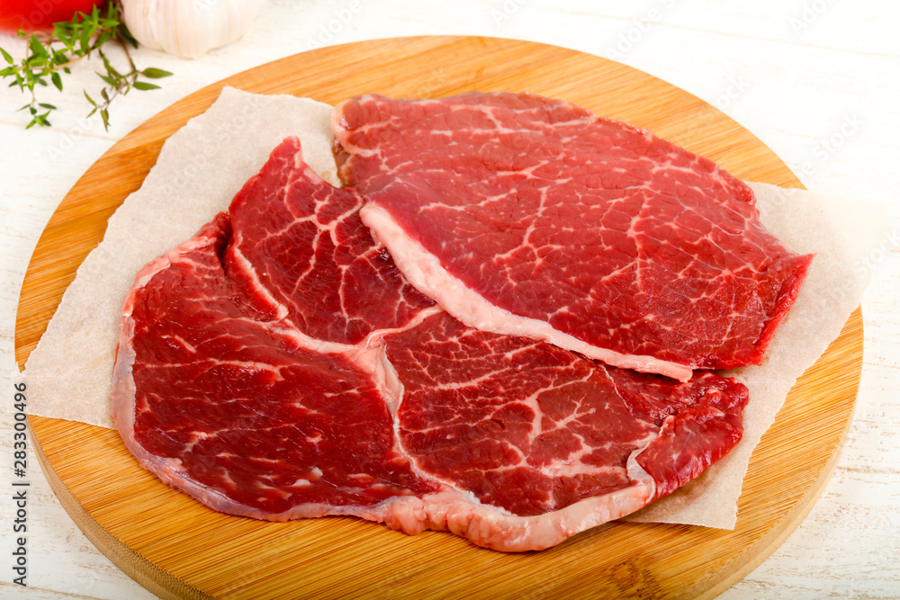 Fototapeta premium Raw beef steak