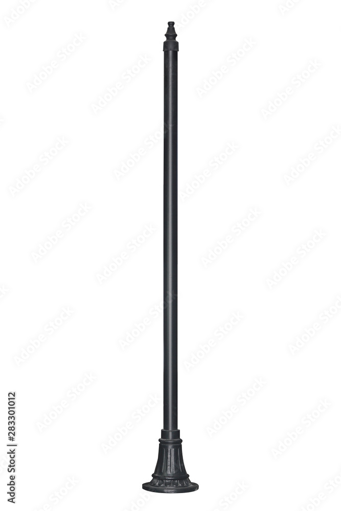 street lamp post on isolated white background street lamp post on isolated white background