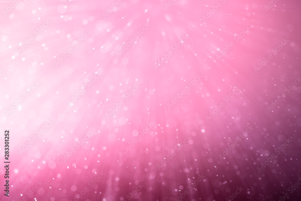 Fototapeta Abstract Pink bokeh Dust Explosion Background