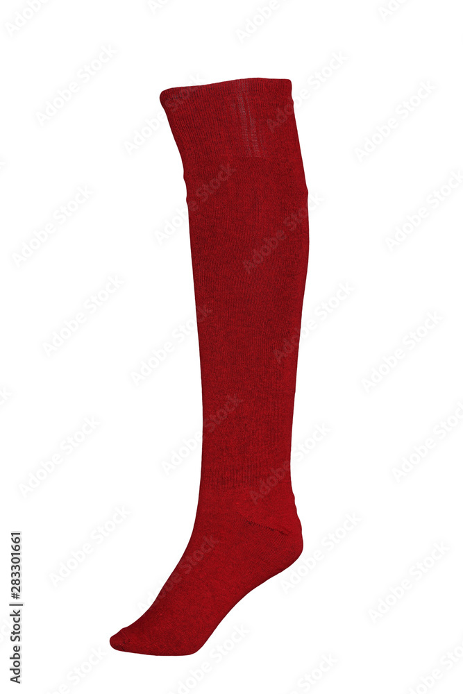 colourful pairs of soccer socks isolated on white background colourful pairs of soccer socks isolated on white background