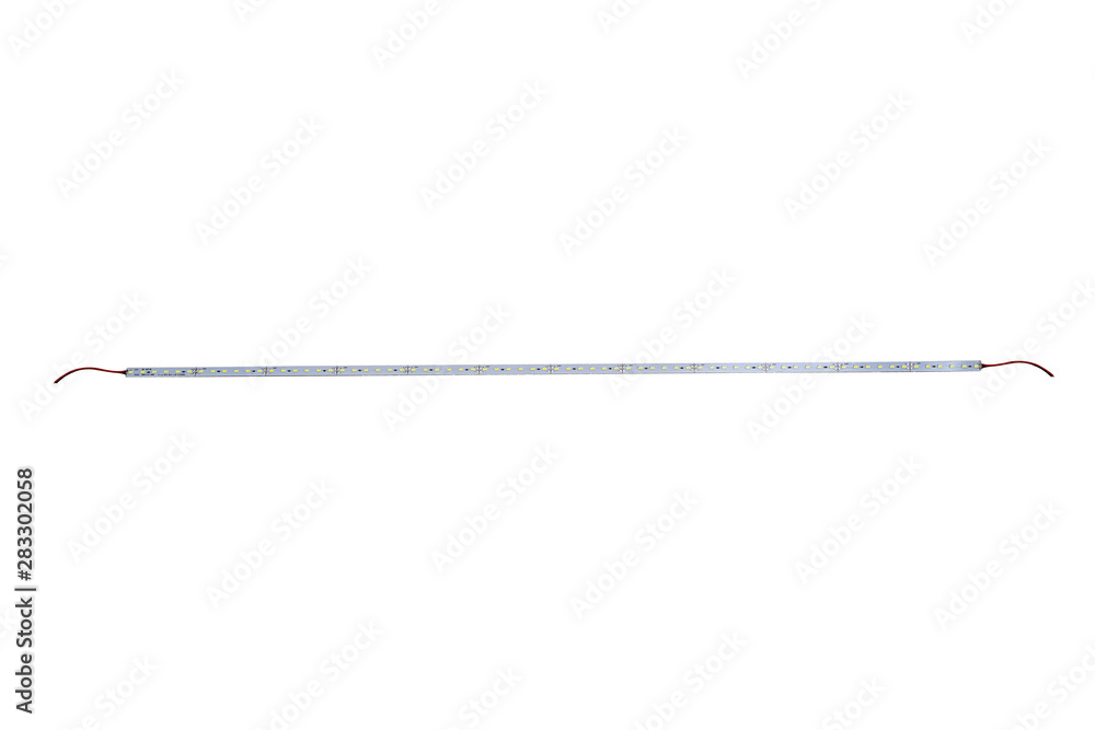 LED stripe light on black and white