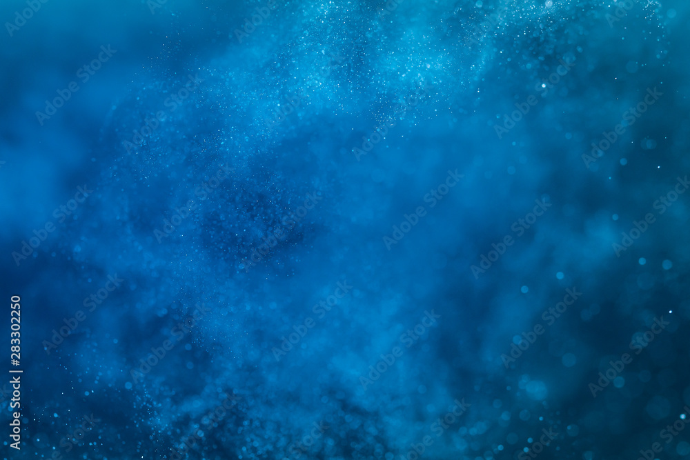Abstract Blue bokeh background Abstract Blue bokeh background