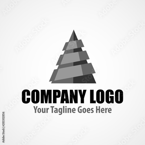 Modern logo template for drilling company