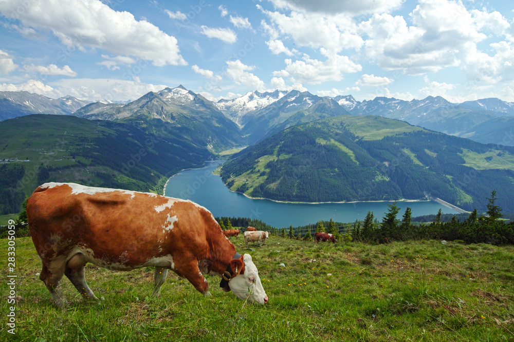 Lake Durlassboden, in Gerlos, Austria Lake Durlassboden, in Gerlos, Austria