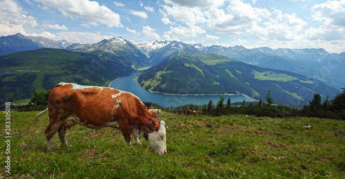 Lake Durlassboden  in Gerlos  Austria