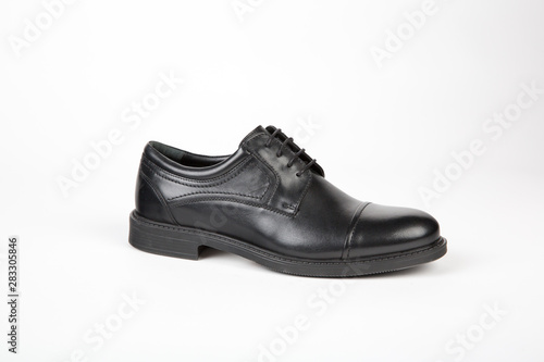 Mens shoes on white background 