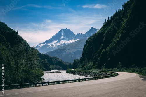 Richardson Highway near Thompson Pass in Valdez, AK photo