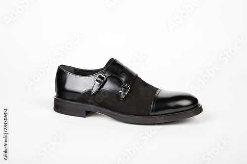 Mens shoes on white background 