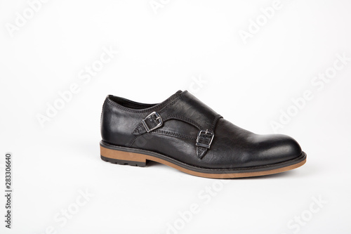 Mens shoes on white background 