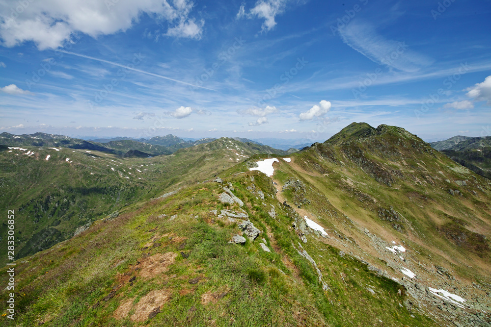 Naklejka premium Mountains at Koenigsleiten, Austria, Zillertal