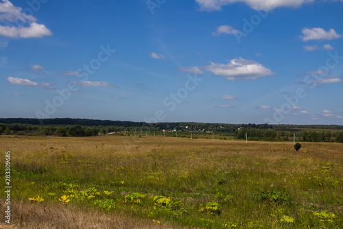 Fields and meadows away from people, Istra city district