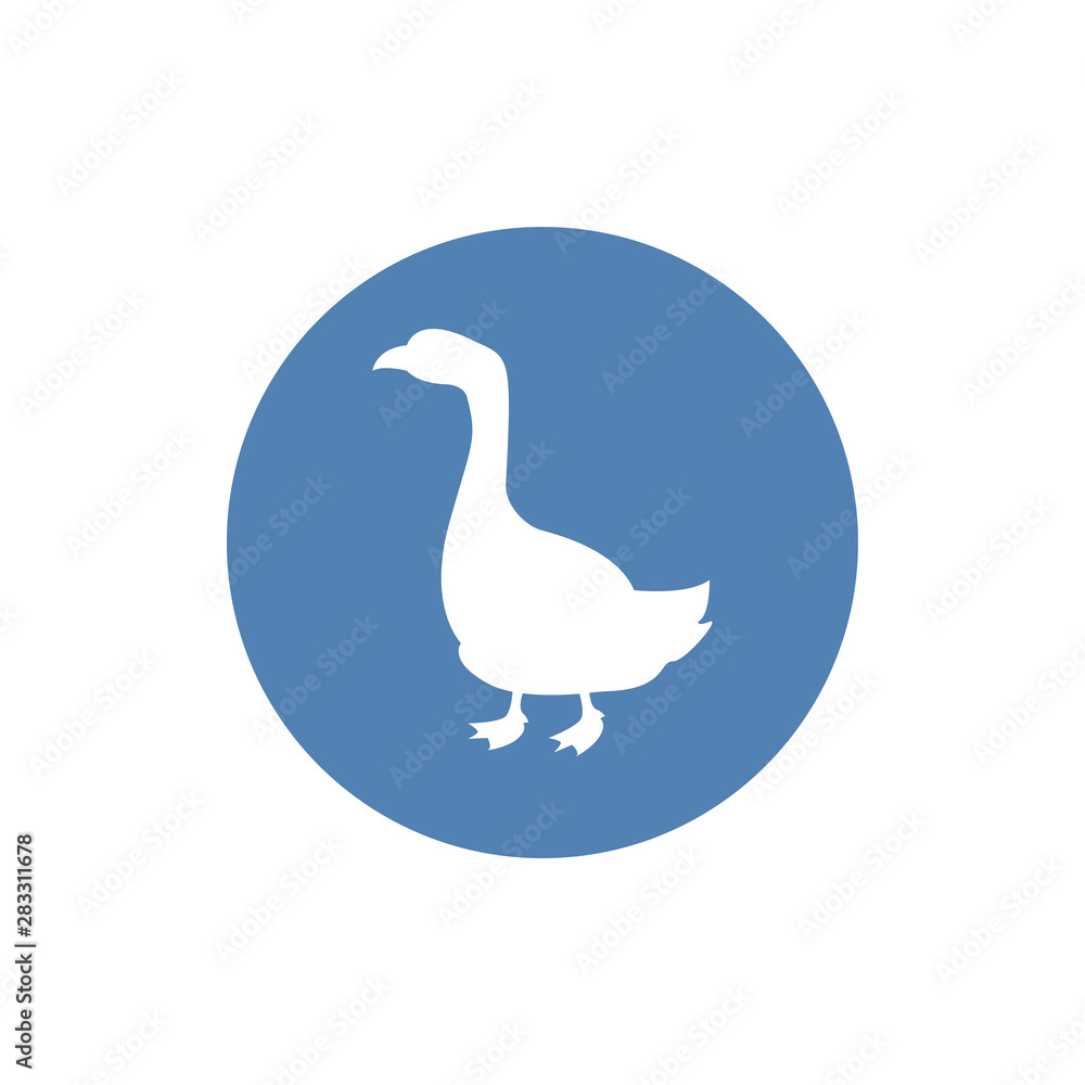 the silhouette of a goose icon symbol for your web site design, logo, app, UI. Vector illustration, EPS10. the silhouette of a goose icon symbol for your web site design, logo, app, UI. Vector illustration, EPS10.