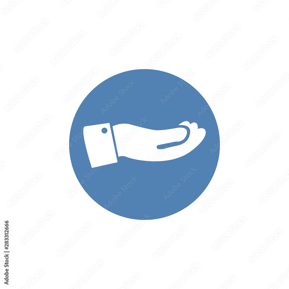 Hand icon vector, flat design best vector icon Hand icon vector, flat design best vector icon