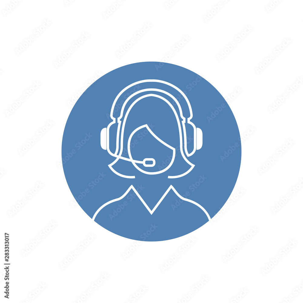 Call Center Icon Symbol. Premium Quality Isolated Operator Call Center Icon Element In Trendy Style. Call Center Icon Symbol. Premium Quality Isolated Operator Call Center Icon Element In Trendy Style.