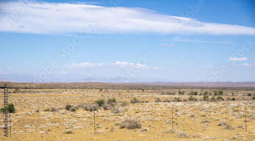 panoramic view of karoo landscape